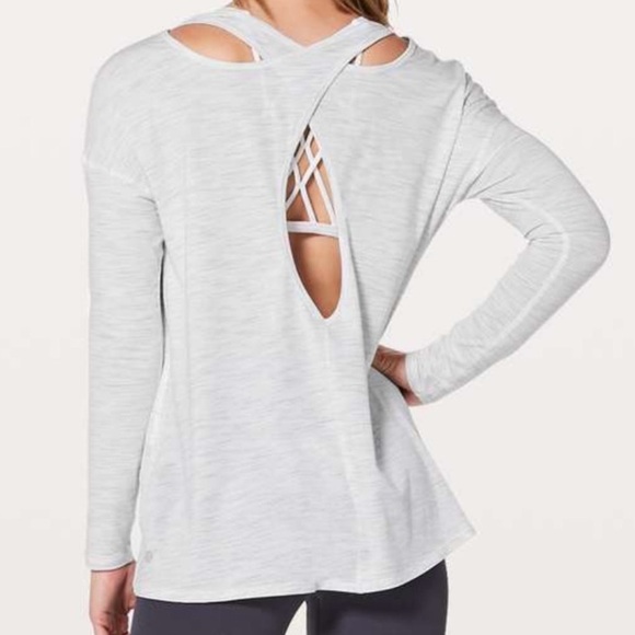 lululemon athletica Tops - Lululemon Back Into It Long Sleeve Space Dye